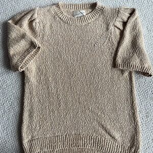 Golden short sleeve sweater from Universal Threads.